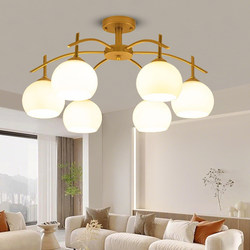 Simple American restaurant light bulb type living room chandelier Simple American restaurant light bulb type living room chandelier