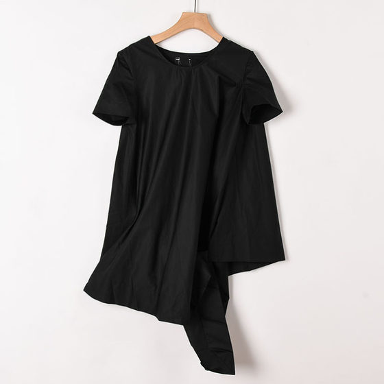 Brand special offer authentic summer irregular loose waist solid color dress round neck A-line skirt top
Brand special offer authentic summer irregular loose waist solid color dress round neck A-line skirt top