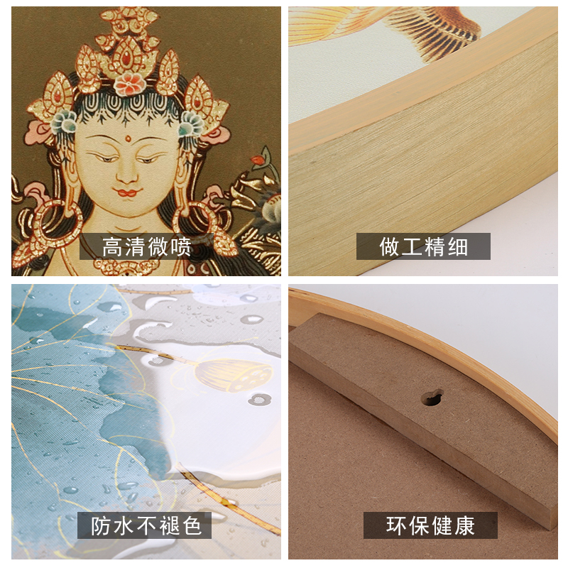 中国風の装飾のための般若心経の掛け絵