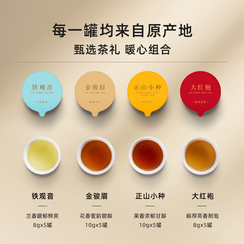 奇春金駿眉紅茶ギフトボックス 180g 四大銘茶