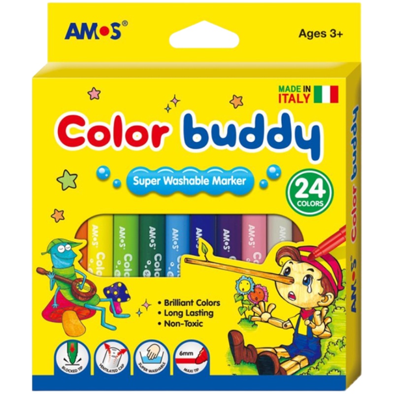 Aazon.co : Aos Preiu Non-toxic Silky Crayon Pasnet 6 Colors