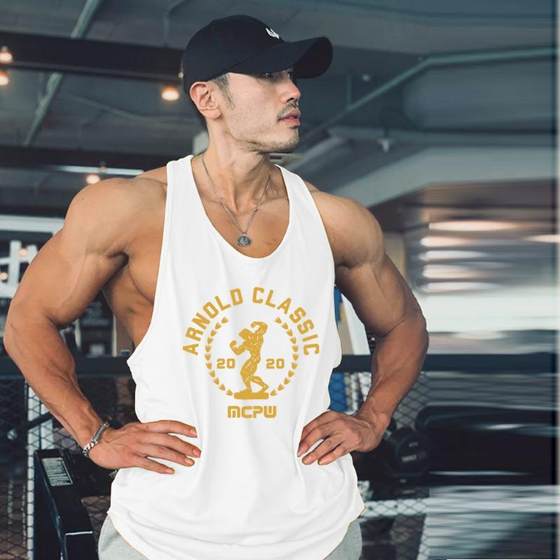 Summer ice silk vest men's sleeveless T-shirt loose shoulders large size quick dry breathable casual sports fitness vest men
Summer ice silk vest men's sleeveless T-shirt loose shoulders large size quick dry breathable casual sports fitness vest men