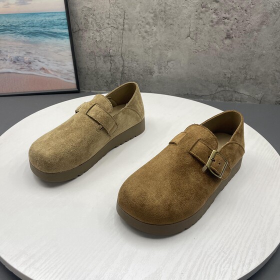 Fashionable and versatile retro Birkenstock shoes 2025 uncupported cabinet and cut off the size of the autumn new flat-sole deep-mouth round toe hooded women's singles shoes
Fashionable and versatile retro Birkenstock shoes 2025 uncupported cabinet and cut off the size of the autumn new flat-sole deep-mouth round toe hooded women's singles shoes