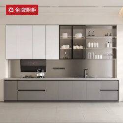 Gold Medal Kitchen Cabinet Extra Thick 304 Stainless Steel Kitchen Cabinet Stove Countertop Integrated Cabinet Customized Home Assembly Gold Medal Kitchen Cabinet Extra Thick 304 Stainless Steel Kitchen Cabinet Stove Countertop Integrated Cabinet Customized Home Assembly
