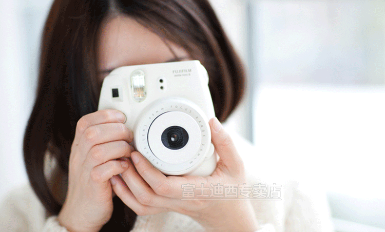 富士拍立得mini8相机 粉白蓝色 一次成像lomo胶片立拍