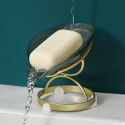 Light luxury style soap box soap dish soap dish drain punch-free storage rack household soap dish tray creative Light luxury style soap box soap dish soap dish drain punch-free storage rack household soap dish tray creative