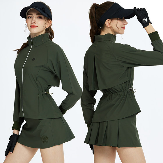BG new golf jacket women's autumn and winter high collar thin windproof and water repellent drawstring women's long-sleeved windbreaker
BG new golf jacket women's autumn and winter high collar thin windproof and water repellent drawstring women's long-sleeved windbreaker