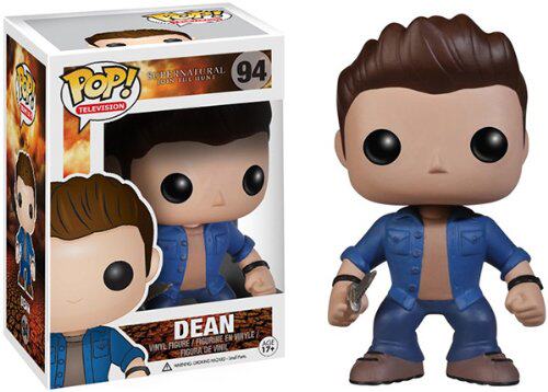 Игрушка-аниме funko pop!邪恶力量 天使castiel限定公仔 dean公仔 玩具 手办