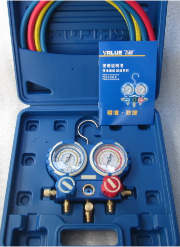 00元】飞越精准防撞vmg-2-r410a-b空调双表组 加氟表组 冷媒雪种压力
