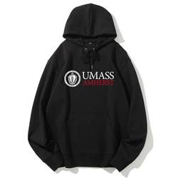 New Umass University of Massachusetts Sweatshirt Hoodie School Uniform Winter Fleece Thickened Youth New Umass University of Massachusetts Sweatshirt Hoodie School Uniform Winter Fleece Thickened Youth