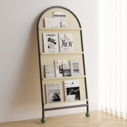 Commercial Promotional Floor-Standing Bookshelf, Office Wall-Mounted Newspaper Rack, Home Storage and Reading Magazine Display Rack Commercial Promotional Floor-Standing Bookshelf, Office Wall-Mounted Newspaper Rack, Home Storage and Reading Magazine Display Rack