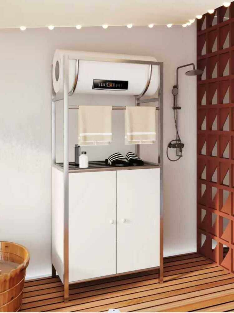 Staffa Di Montaggio A Parete Per Scaldabagno Elettrico - In Acciaio Resistente, Design Triangolare, Per Bagno E Cucina