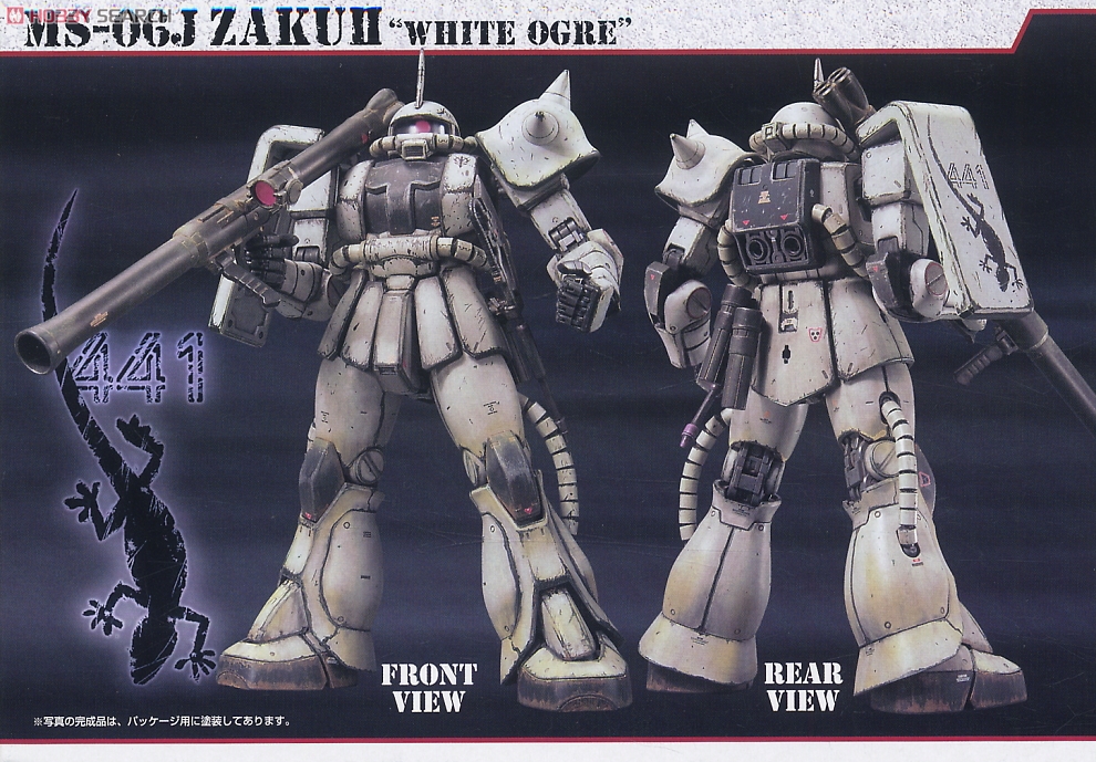 [白色食人魔扎古] 【漫友】万代 mg ms-06j zaku ii 白色食人魔 白