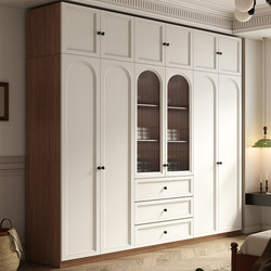 French-Style Vintage Wardrobe for Home Bedroom 2024 New Model, Integrated Dressing Table, Mid-Century Economical Combination Bedside Wardrobe French-Style Vintage Wardrobe for Home Bedroom 2024 New Model, Integrated Dressing Table, Mid-Century Economical Combination Bedside Wardrobe
