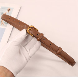 Women's Practical and Simple Belt for Jeans, Versatile Casual Decorative Belt, Soft Leather Belt, Genuine Leather Thin Vintage Leather Belt Women's Practical and Simple Belt for Jeans, Versatile Casual Decorative Belt, Soft Leather Belt, Genuine Leather Thin Vintage Leather Belt