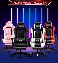 Computer E-sports Chair Racing Game Chair For Home Plaid Internet Cafe Adjustable Reclining Chair Dormitory Student Office Computer E-sports Chair Racing Game Chair For Home Plaid Internet Cafe Adjustable Reclining Chair Dormitory Student Office