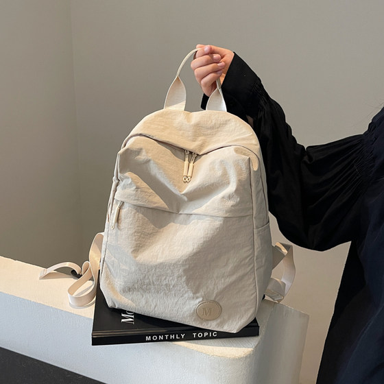 Summer backpack for women 2025 new lightweight nylon cloth travel backpack for women ultra-light waterproof travel small school bag 
Summer backpack for women 2025 new lightweight nylon cloth travel backpack for women ultra-light waterproof travel small school bag