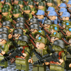 Eighth Route Army fighting mini soldier building blocks Eighth Route Army fighting mini soldier building blocks