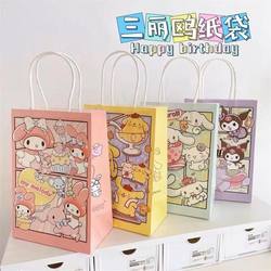 Sanrio Series Cartoon Cute Tote Bag Birthday Gift Large Gift Bag Gift-Giving Kraft Paper Bag Small Size Sanrio Series Cartoon Cute Tote Bag Birthday Gift Large Gift Bag Gift-Giving Kraft Paper Bag Small Size