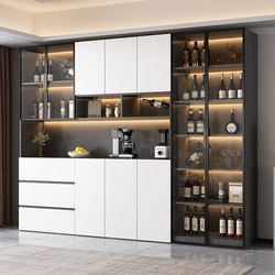 Light Luxury Wine Cabinet, Sideboard, Display Cabinet, Living Room Modern Minimalist Integrated Wall-Mounted Home Storage High Cabinet, Kitchen Cabinet Light Luxury Wine Cabinet, Sideboard, Display Cabinet, Living Room Modern Minimalist Integrated Wall-Mounted Home Storage High Cabinet, Kitchen Cabinet