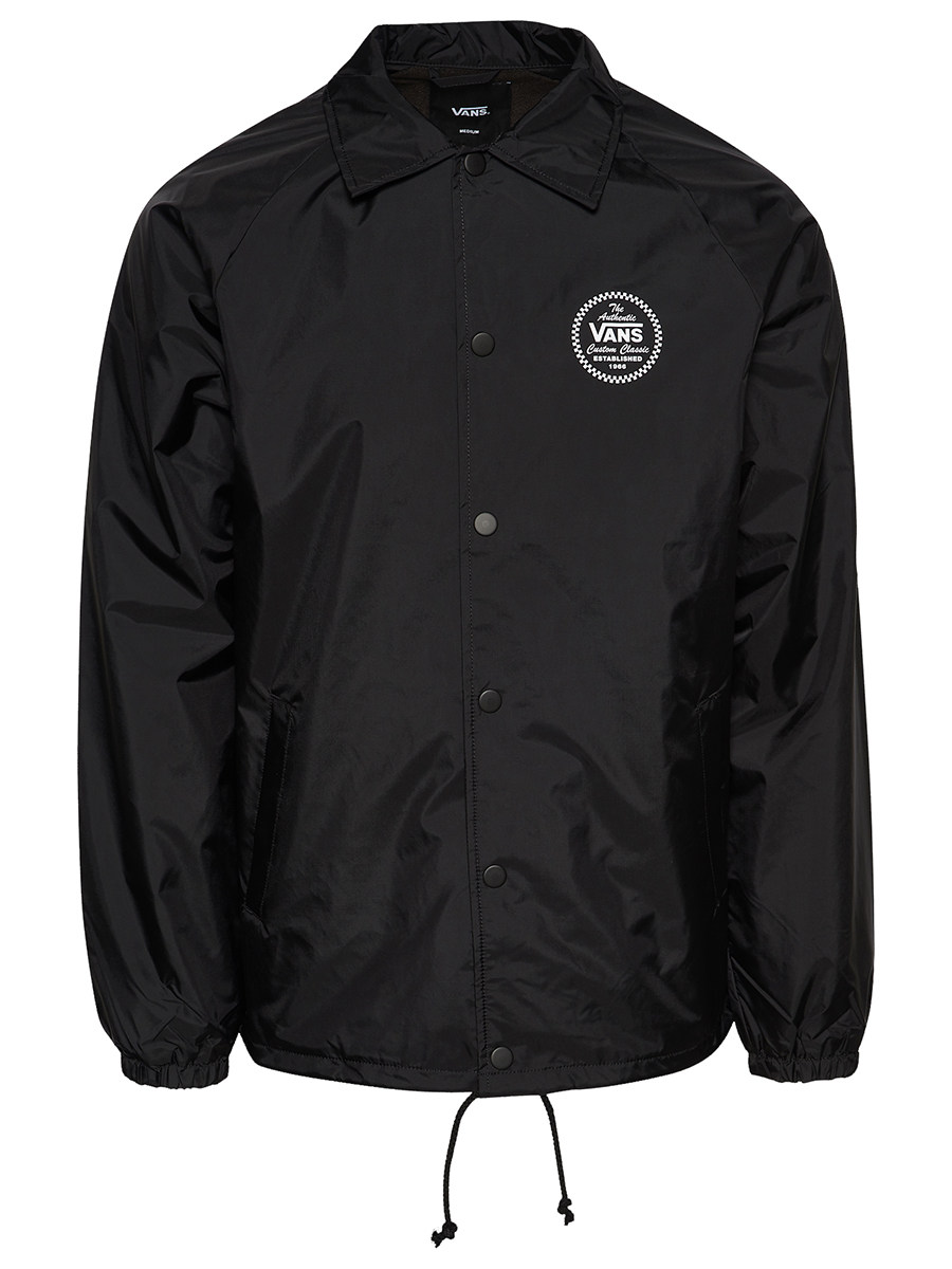 Jaket Pelatih Vans Nilon Kuning Tahan Angin Uniseks