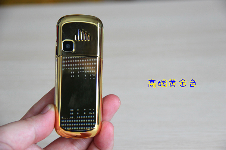 新款2014超小mini 非智能卡通直板 土豪金迷你袖珍双卡双待小手机