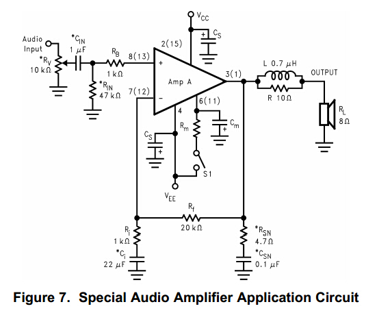 Lm4766 схема усилителя