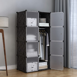 Simple Wardrobe Fabric Assembly Economical Rental Plastic Adult Solid Wood Fabric Home Storage Wardrobe Storage Cabinet Simple Wardrobe Fabric Assembly Economical Rental Plastic Adult Solid Wood Fabric Home Storage Wardrobe Storage Cabinet