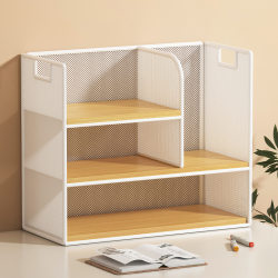 Desktop storage box storage desk bookshelf small document organizer stationery miscellaneous storage rack Desktop storage box storage desk bookshelf small document organizer stationery miscellaneous storage rack