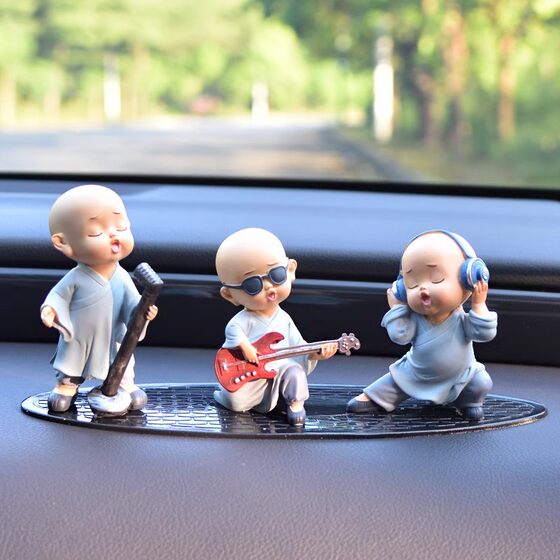 Car Decoration Creative Band Little Monk Personalized Car Decoration Center Console Aromatherapy Accessories Car Interior Supplies Car Decoration Creative Band Little Monk Personalized Car Decoration Center Console Aromatherapy Accessories Car Interior Supplies