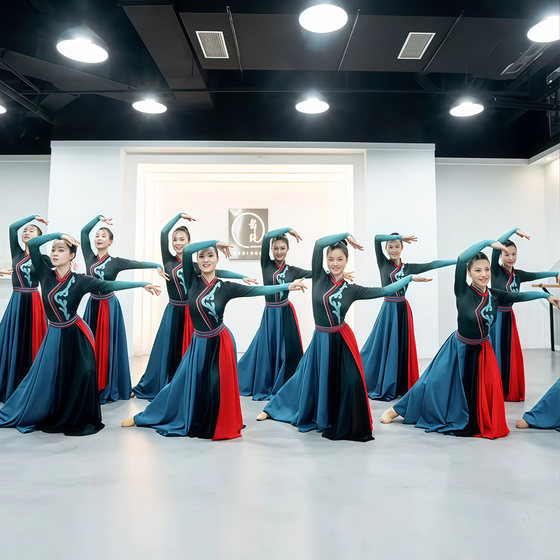 Mongolian dance performance costume modern ethnic style square dance ethnic minority suit Mongolian dance costume female Hongyan
Mongolian dance performance costume modern ethnic style square dance ethnic minority suit Mongolian dance costume female Hongyan