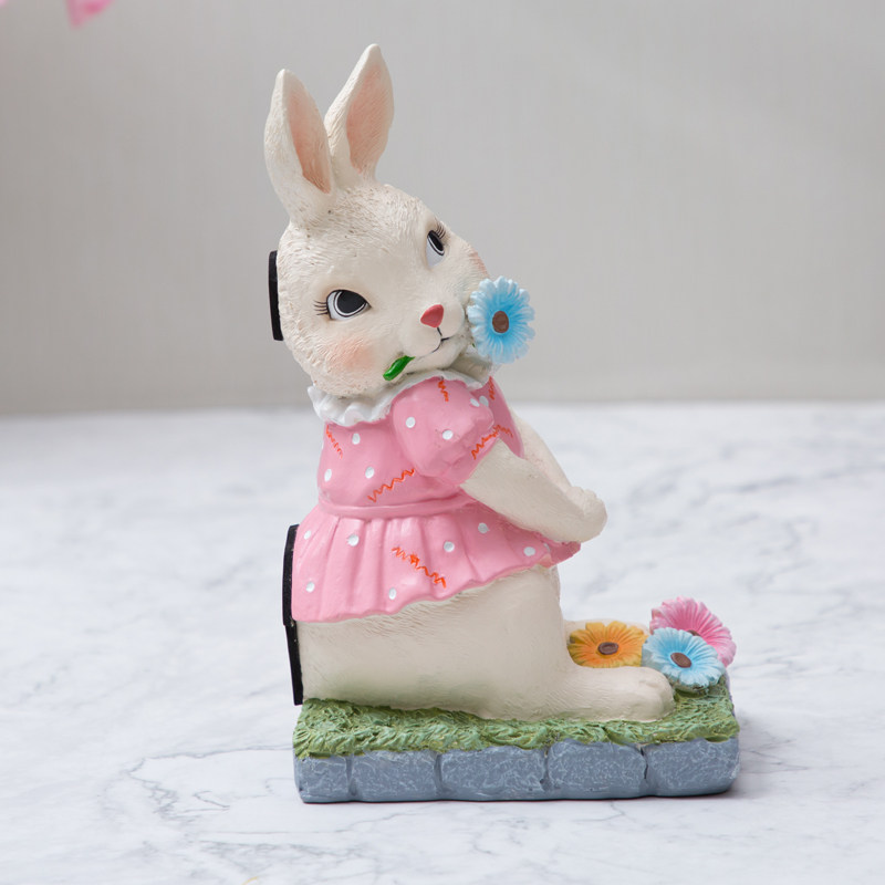 レジンウサギドアストッパー - かわいい漫画ドアウェッジ