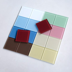 Jelly glass tiles bathroom milk tea shop background tiles Jelly glass tiles bathroom milk tea shop background tiles