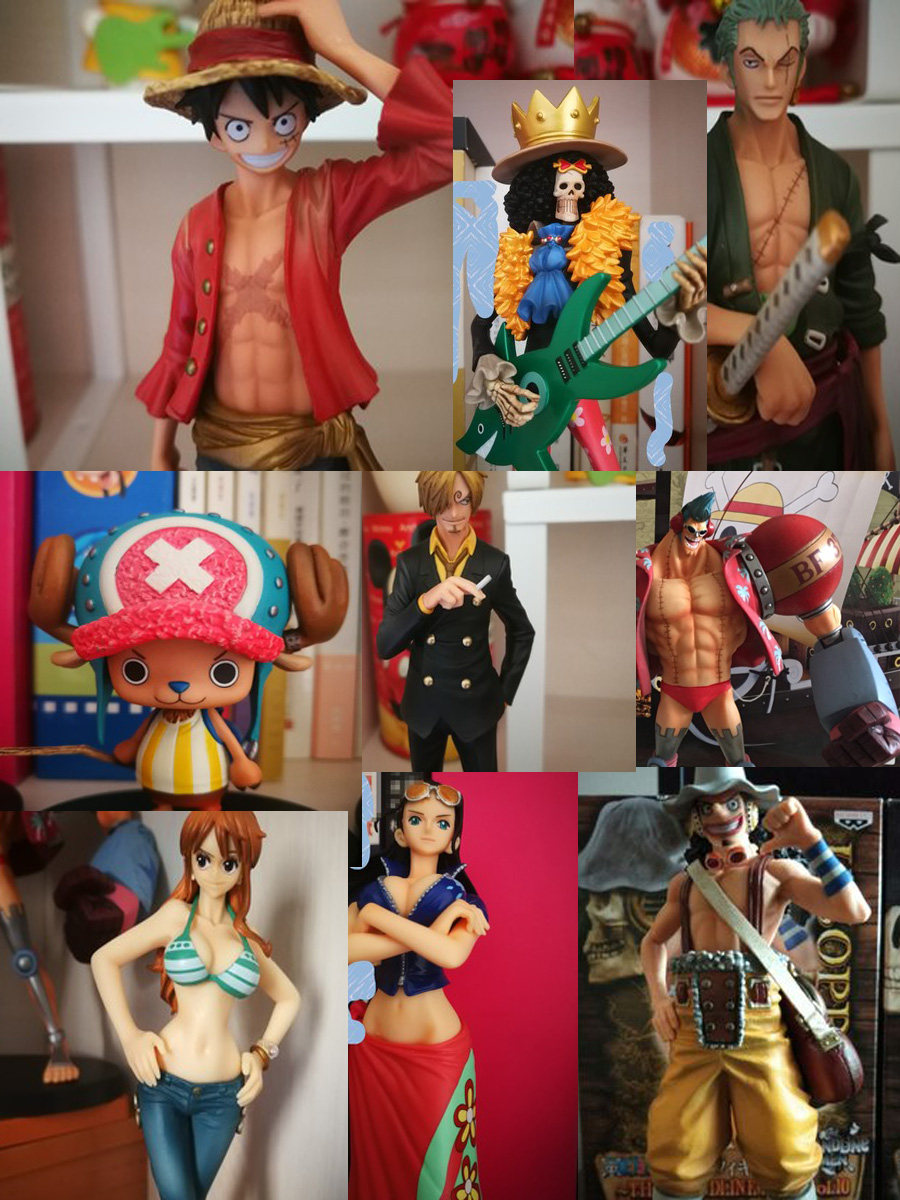 ワンピース STRAW HAT CREW 300ピース【新品未開封品】激レア One Piece Straw Hat Crew Figures - Luffy, Zoro, Nami & More