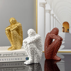 Factory direct sales new Chinese mosaic character model sculpture resin crafts ornaments living room home sculptures Factory direct sales new Chinese mosaic character model sculpture resin crafts ornaments living room home sculptures