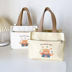 Canvas handbag for going out simple, compact three-dimensional carry bag commuting and thick work lunch bag canvas bag custom Canvas handbag for going out simple, compact three-dimensional carry bag commuting and thick work lunch bag canvas bag custom
