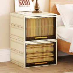 Folding storage box transparent drawer-type plastic extra-large household clothes and pants wardrobe organizing box storage box Folding storage box transparent drawer-type plastic extra-large household clothes and pants wardrobe organizing box storage box