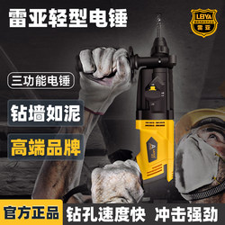 Reya Lightweight Electric Hammer High-Power Impact Drill for Drilling Concrete Walls, Household Electric Multi-Function Drill and Chisel Reya Lightweight Electric Hammer High-Power Impact Drill for Drilling Concrete Walls, Household Electric Multi-Function Drill and Chisel