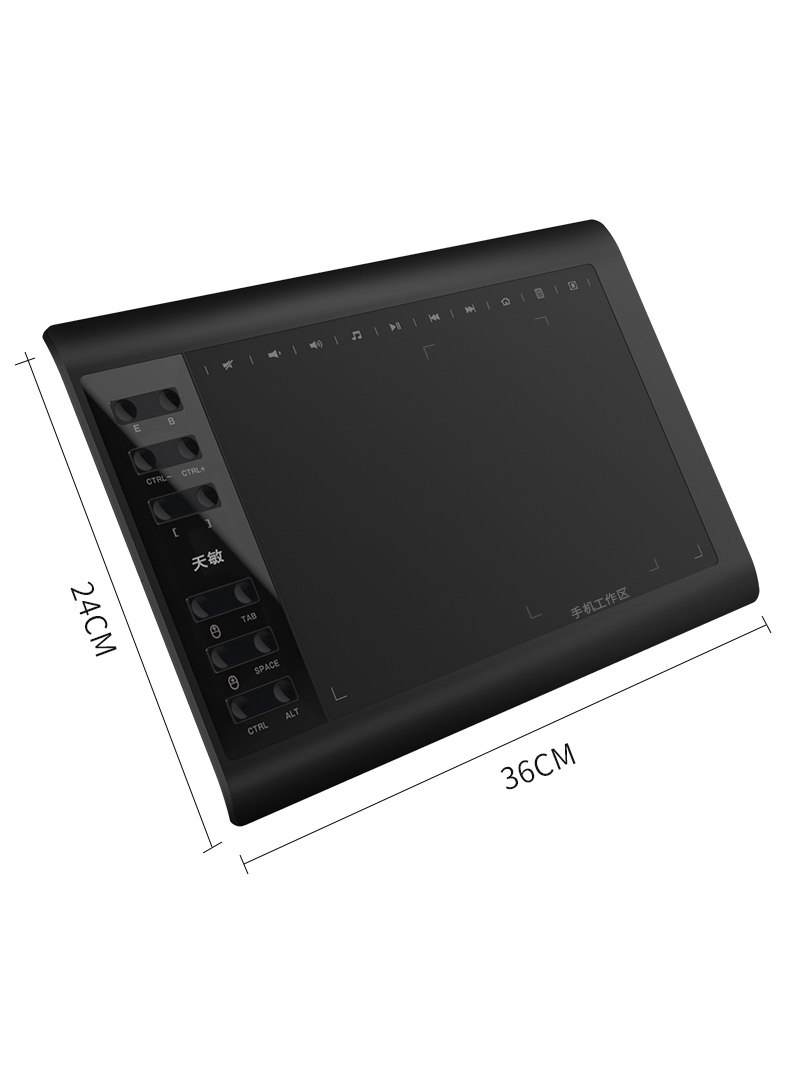 10moons G10 Digital Drawing Board USB Handwriting Pad for PC