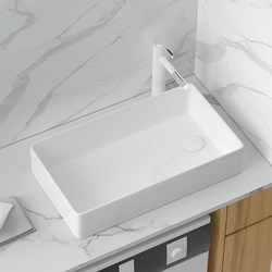Countertop Basin Side Drain Household Square Washbasin Balcony Washing Machine Left and Right Sides Drainage Large Capacity Washbasin Countertop Basin Side Drain Household Square Washbasin Balcony Washing Machine Left and Right Sides Drainage Large Capacity Washbasin