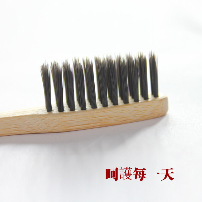 대나무 칫솔 뻣뻣한 대나무 숯 강모 나무 손잡이 성인 대나무 숯 강모 호텔 욕실 여관 맞춤형-