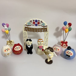 Japanese-Style Cat Zakka Cherry Blossom Cute Couple Wedding Scene Desktop Gift Resin Trendy Mini Figurine Japanese-Style Cat Zakka Cherry Blossom Cute Couple Wedding Scene Desktop Gift Resin Trendy Mini Figurine