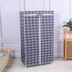 Simple Non-Woven Fabric Fashionable Wardrobe Storage Space Home Bedroom Steel Pipe Assembly Storage Box Closet Shoe Rack Cabinet Simple Non-Woven Fabric Fashionable Wardrobe Storage Space Home Bedroom Steel Pipe Assembly Storage Box Closet Shoe Rack Cabinet