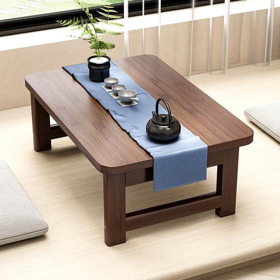 Folding table Nanzhu kang table household solid wood tatami small coffee table low table bed study desk computer low table
Folding table Nanzhu kang table household solid wood tatami small coffee table low table bed study desk computer low table