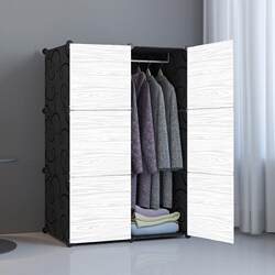 Simple Wardrobe for Home Bedroom, Plastic Assembly Diy, Free Combination Assembly, Resin Magic Piece Storage Cabinet, Wardrobe Simple Wardrobe for Home Bedroom, Plastic Assembly Diy, Free Combination Assembly, Resin Magic Piece Storage Cabinet, Wardrobe