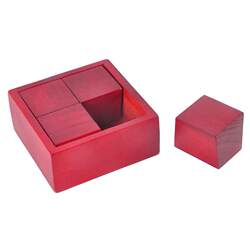 Lubansuo Kongmingsuo children's educational and intellectual development toys cleverly place four wooden jigsaw puzzles student learning teaching aids Lubansuo Kongmingsuo children's educational and intellectual development toys cleverly place four wooden jigsaw puzzles student learning teaching aids