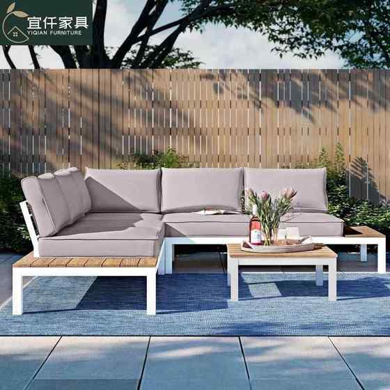 Outdoor sofa simple modern courtyard leisure chair villa balcony leisure Nordic tea table combination aluminum alloy furniture
Outdoor sofa simple modern courtyard leisure chair villa balcony leisure Nordic tea table combination aluminum alloy furniture
