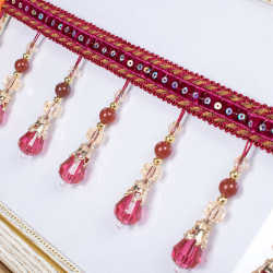 Curtain beads lace crystal beads furniture soft decoration decoration hanging beads hanging spikes tassels decorative curtain accessories Curtain beads lace crystal beads furniture soft decoration decoration hanging beads hanging spikes tassels decorative curtain accessories