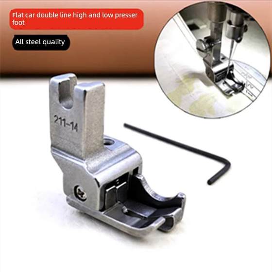 Computer flatbed car multi-purpose high and low pressing foot open line stop double thread 2111-14/15 sewing accessories patch port
Computer flatbed car multi-purpose high and low pressing foot open line stop double thread 2111-14/15 sewing accessories patch port