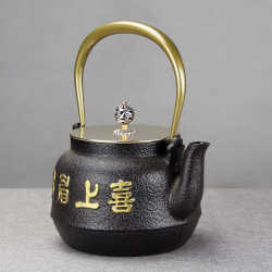 1400ml cast iron kettle handmade health-preserving iron kettle teapot tea set boiling water for tea iron teapot gift pot 1400ml cast iron kettle handmade health-preserving iron kettle teapot tea set boiling water for tea iron teapot gift pot